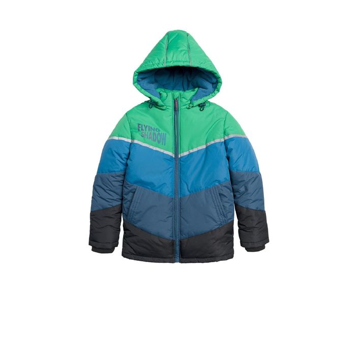 Куртка для мальчиков, возраст 8 лет, цвет зелёный