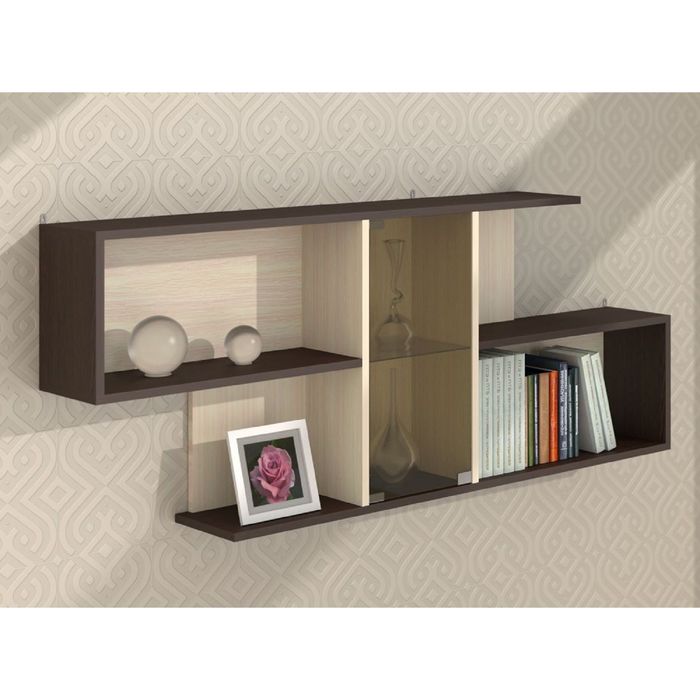 Полка Д 20 1424х206х588 венге/дуб млечный