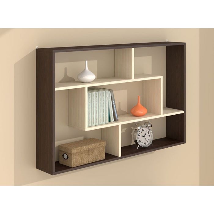 Полка Д 22 1144х206х774 венге/дуб млечный