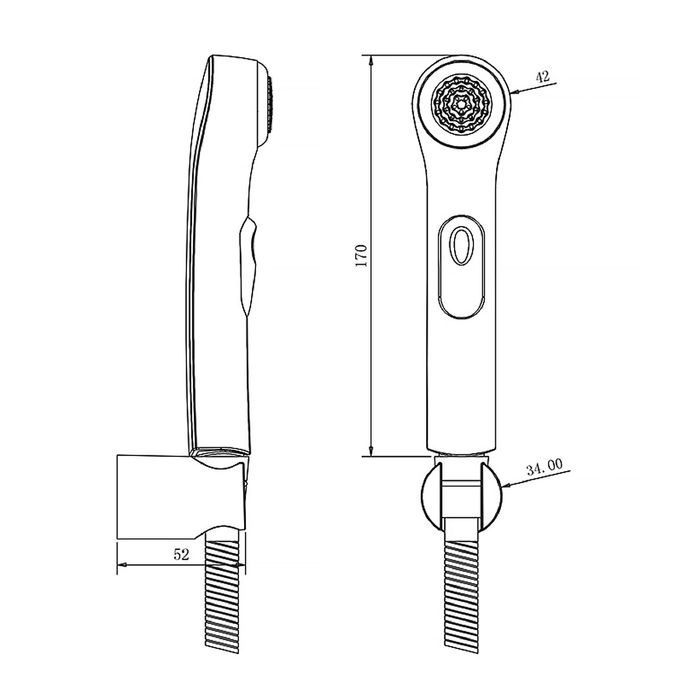 Душевой комплект IDDIS 0301F15I20, гигиенический
