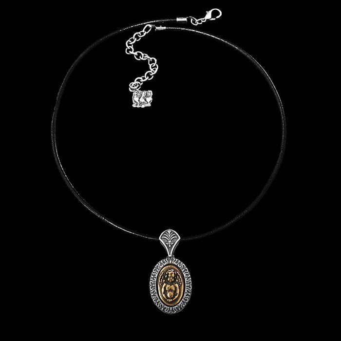 Колье "Ангел" бронза