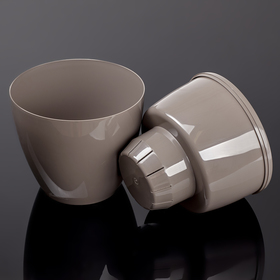 

Кашпо со вставкой Deco twin, 4 л, цвет шаде