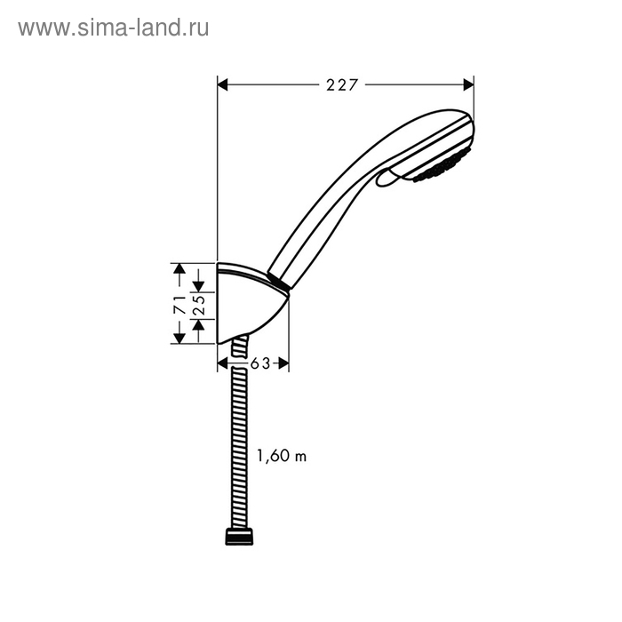 фото Душевой набор hansgrohe crometta