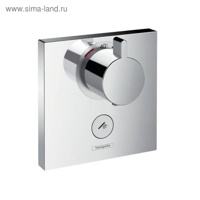 

Встраиваемый смеситель для душа Hansgrohe Select Highflow 15761000, термостатический, внешняя часть