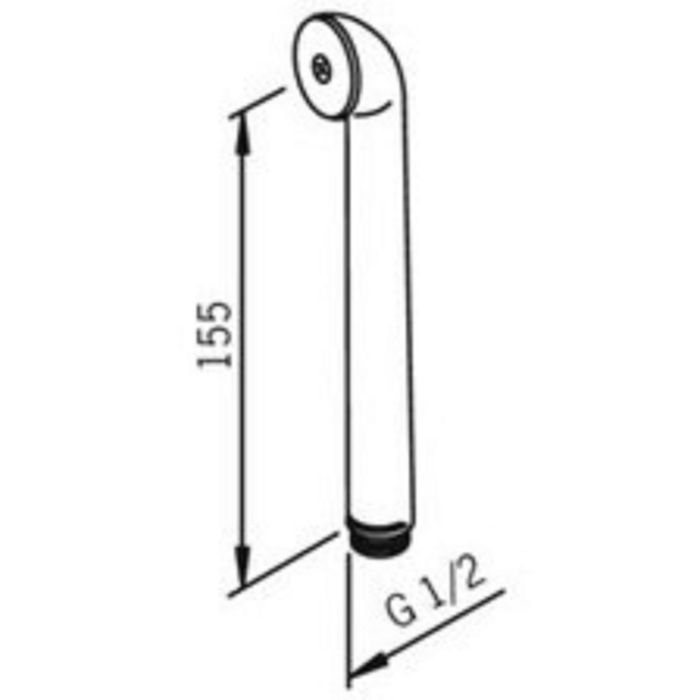 Лейка душевая Oras Bidetta 242031