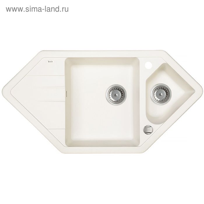 Мойка кухонная гранитная  IDDIS Vane G, V30W965i87, 960х500 мм, белая