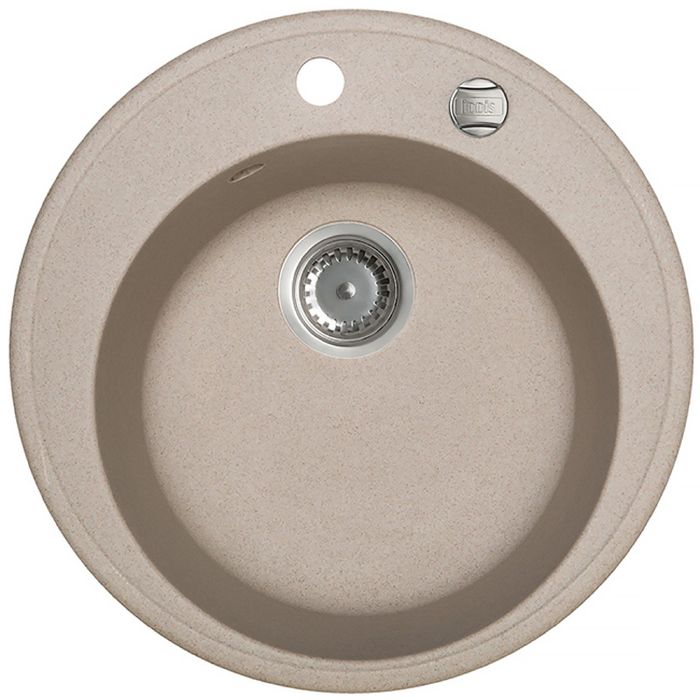 Мойка кухонная гранитная  IDDIS Kitchen G "Песок",  K03P511i87,  d=510 мм