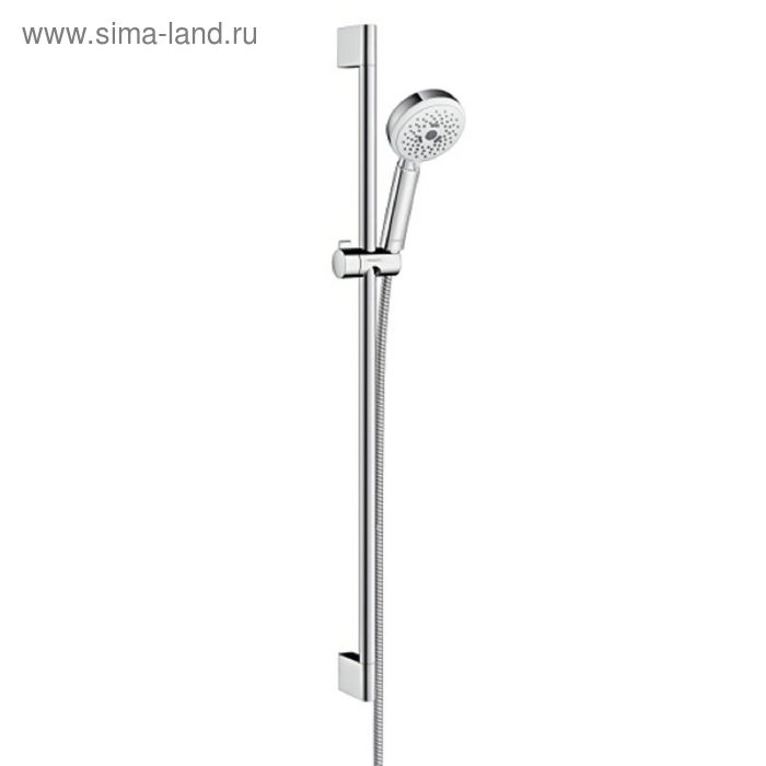 Душевой гарнитур Hansgrohe Crometta 100 Multi со штангой 90 см душевой гарнитур hansgrohe croma 100 multi со штангой 65 см и мыльницей