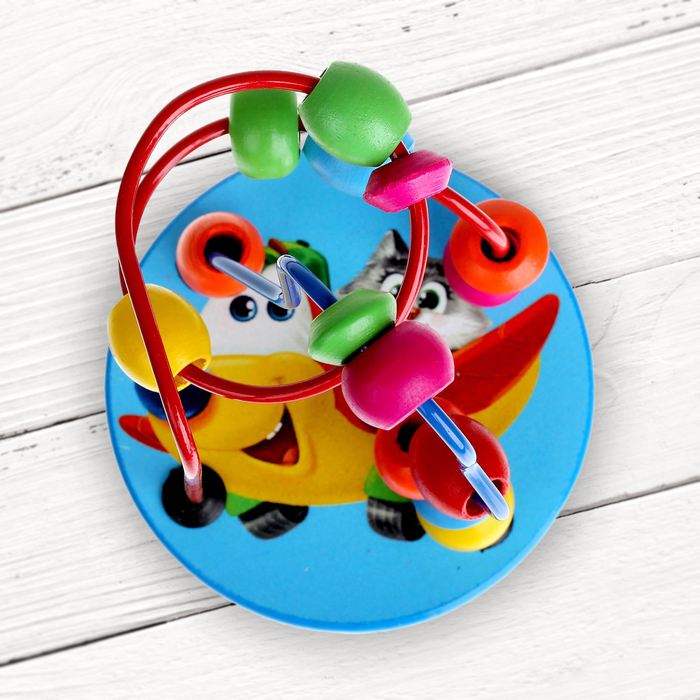 Серпантинка-лабиринт на круглом основании "Самолёт"