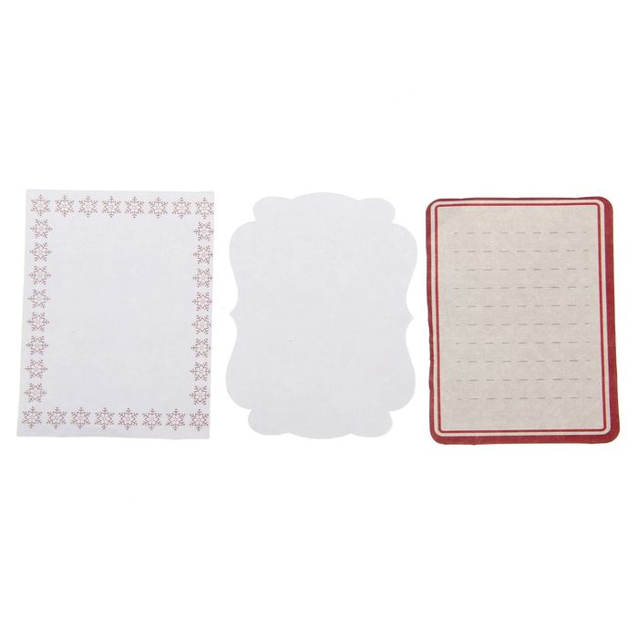 Шильдик с декором на подарок Christmas diary, 11,5 × 14 см набор для создания