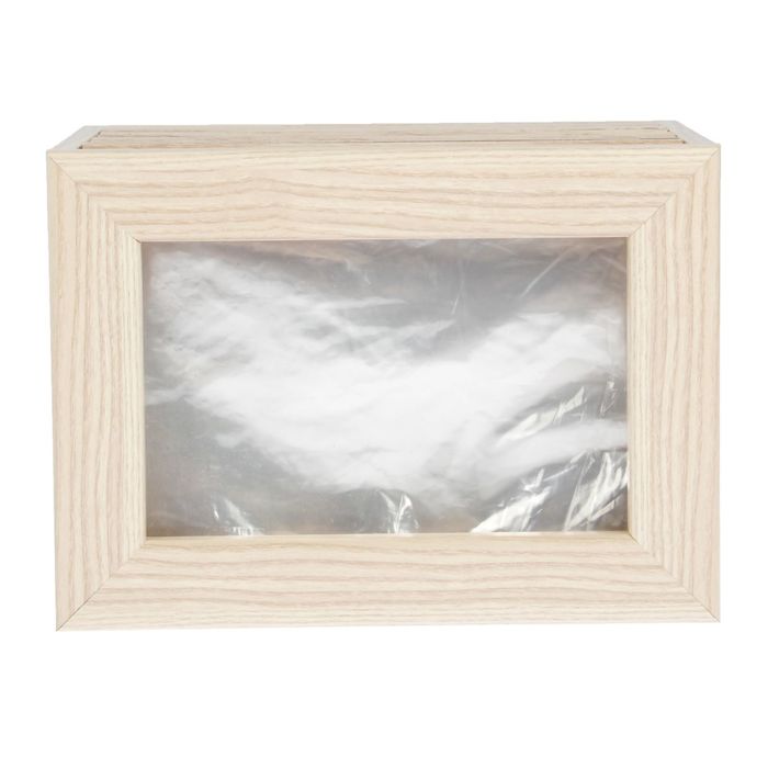 Фотобокс без картинки для фото, выбеленный дуб, 13х18 см, 96 шт.