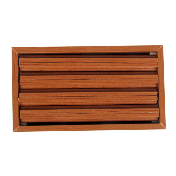 Фотобокс "Домик у озера" для фото 13х18 см, 96 шт., вишня, МИКС