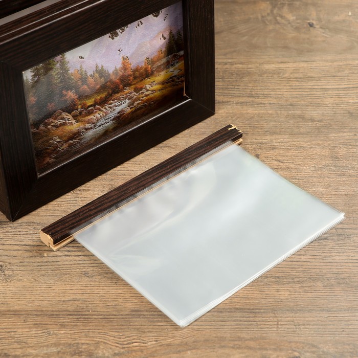 Фотобокс "Горная река" для фото, ольха, 13х18 см, 96 шт.