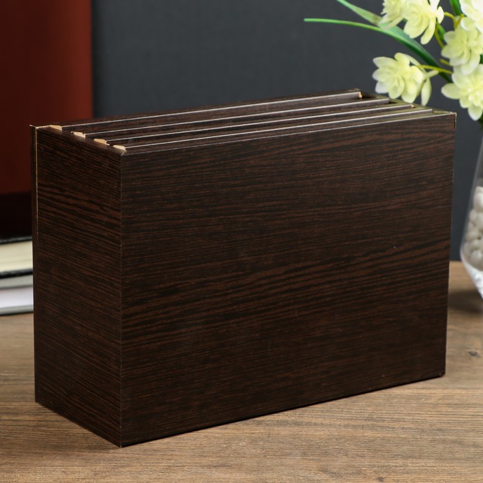 Фотобокс "Горная река" для фото, ольха, 13х18 см, 96 шт.