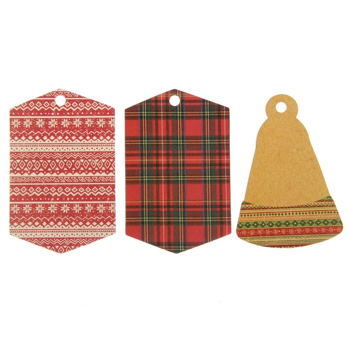 Шильдик с декором на подарок «Снежные истории», 11,5 × 14 см набор для создания