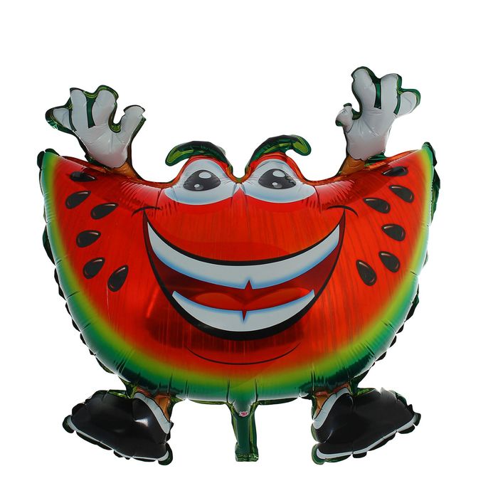 Шар фольгированный 18" "Арбуз с улыбкой"