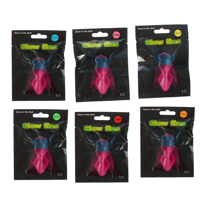 Неоновая игрушка "Муха", цвета МИКС