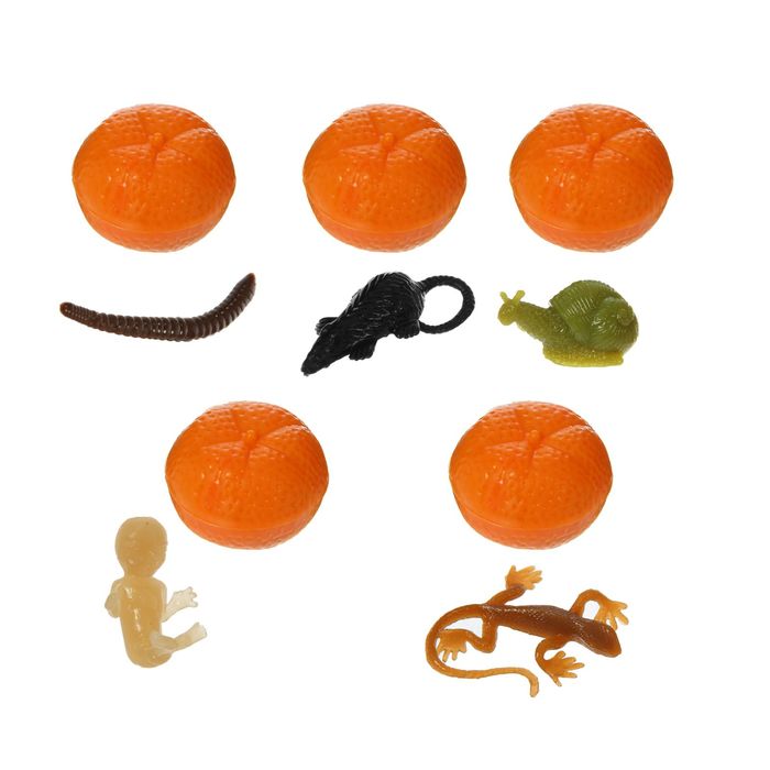 Прикол "Мандарин с сюрпризом", виды МИКС