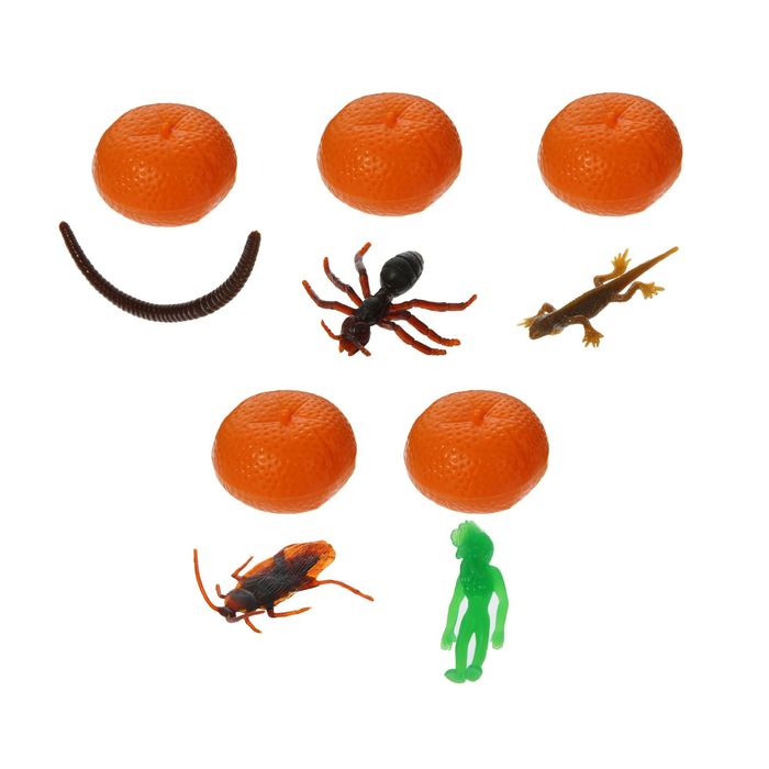 Прикол "Мандарин с сюрпризом", виды МИКС