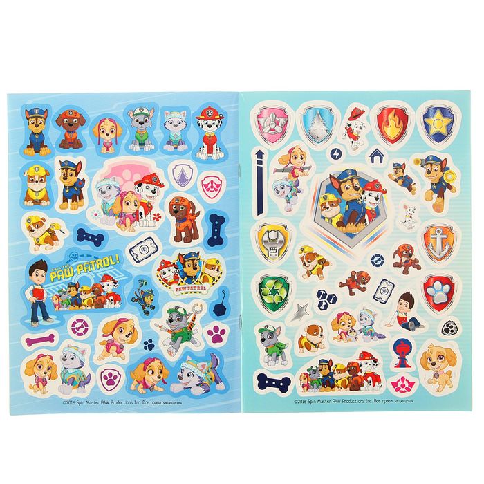 Коллекция наклеек «Щенячий патруль»