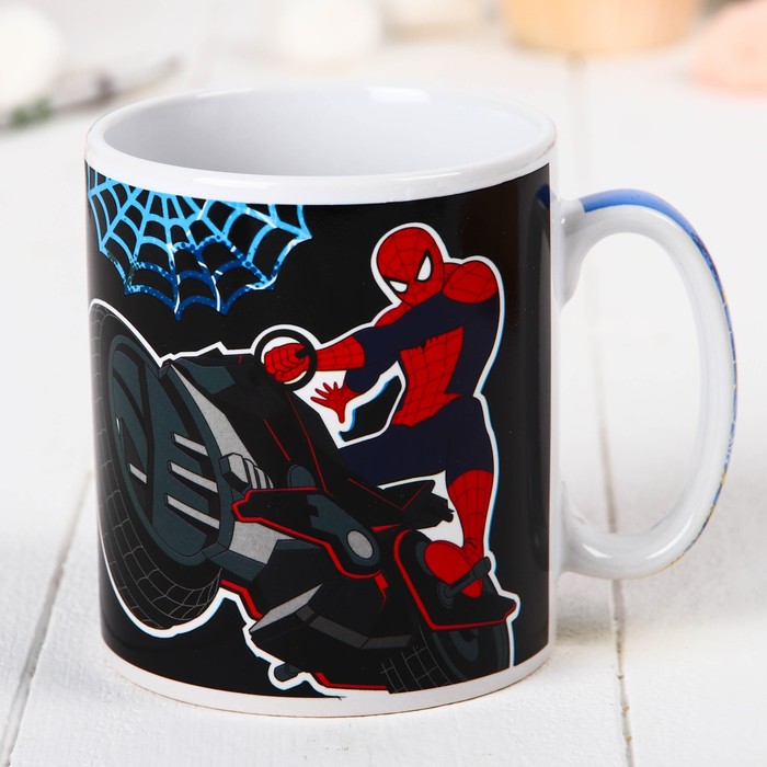 Кружка-хамелеон "Герой" Человек Паук, 350 мл