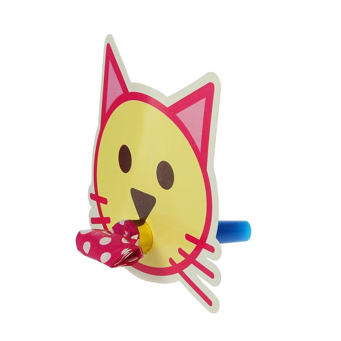 Язычок "Киса" (набор 6 шт), цвета МИКС