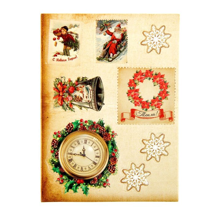 Набор для украшения подарочной бутылки "Волшебный Новый год", 21 х 29 см