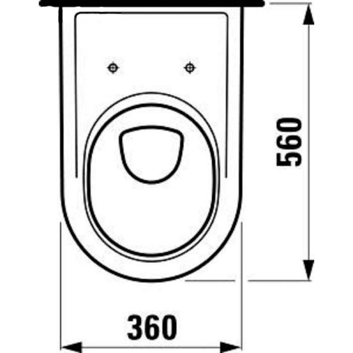 Унитаз подвесной Laufen Pro 8.2095.0.000.000.1