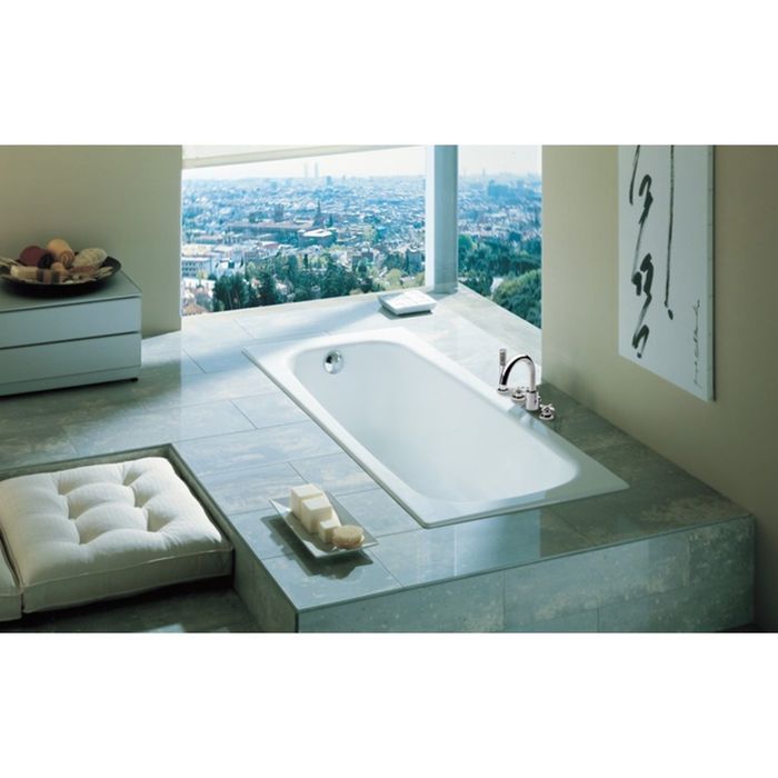 Ванна чугунная Roca Continental 21291300R, 150x70, противоскользящее покрытие