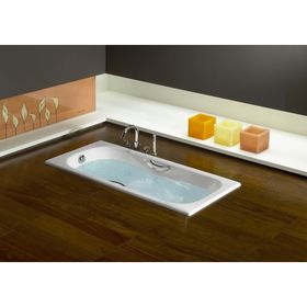 

Ванна чугунная Roca Malibu, 160 x 75 см, противоскользящее покрытие, без ручек