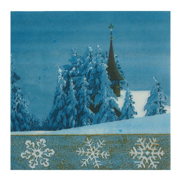 Салфетки бумажные "Зимняя сказка", 33 х 33 см, набор 20 шт.