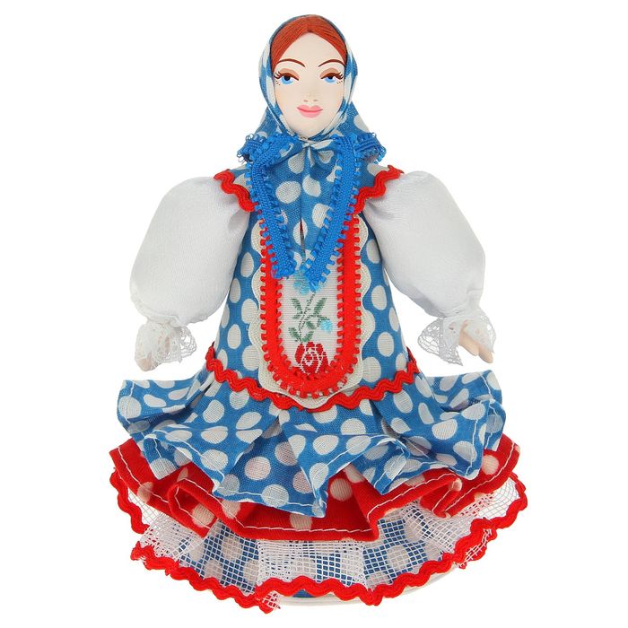 Сувенирная кукла "Матрёна в праздничном костюме" Россия, 19 в.