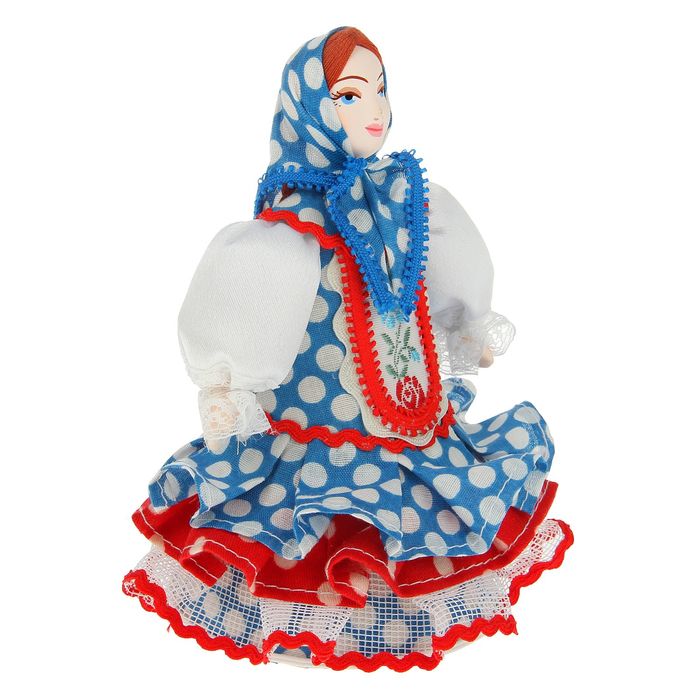 Сувенирная кукла "Матрёна в праздничном костюме" Россия, 19 в.