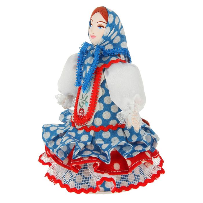 Сувенирная кукла "Матрёна в праздничном костюме" Россия, 19 в.