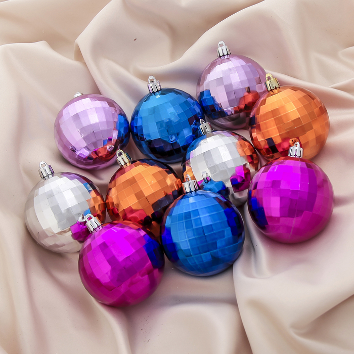 Новогодние шары "Рельеф" (набор 50 шт.)