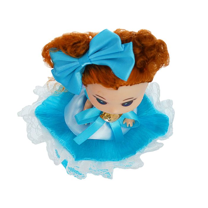 Букет с игрушкой "От всей души!", цвет голубой