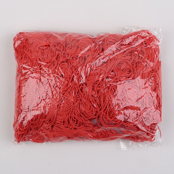 Тесьма декоративная "Бахрома", ширина 20см, длина 5±1м, цвет коралловый