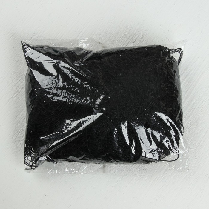 Тесьма декоративная "Бахрома", ширина 30см, длина 5±1м, цвет чёрный