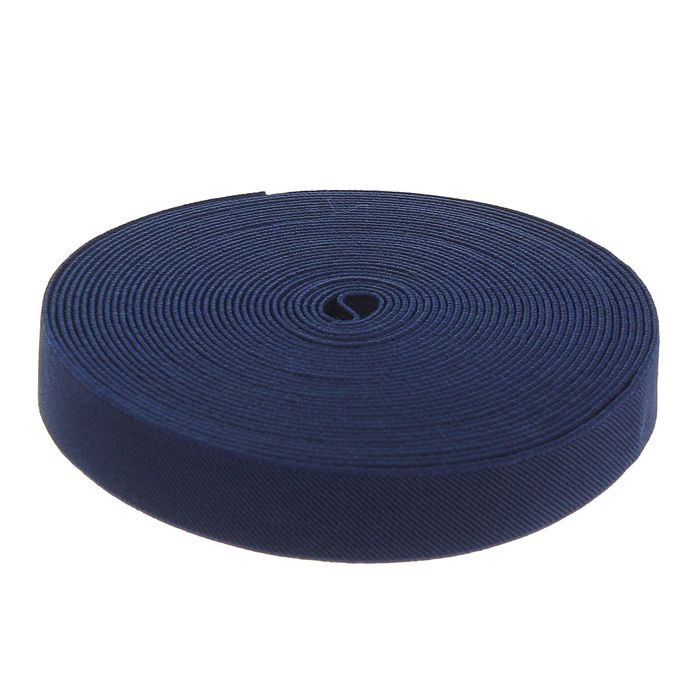 Резинка, ширина 25мм, 10±1м, цвет синий