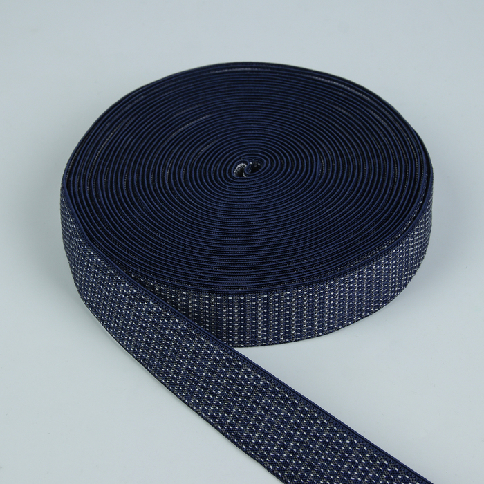 Резинка, ширина 35мм, 10±1м, цвет синий в крапинку