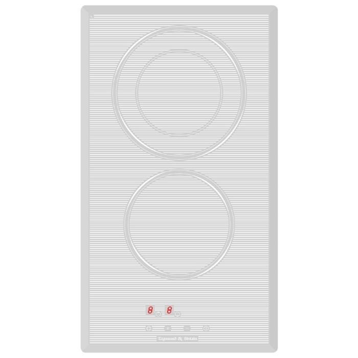 Варочная поверхность Zigmund &amp; Shtain CNS 129.30 WX, электрическая, 2 конфорки, белый