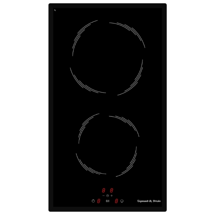 Варочная поверхность Zigmund & Shtain CIS 030.30 BX, электрическая, 2 конфорки, черный