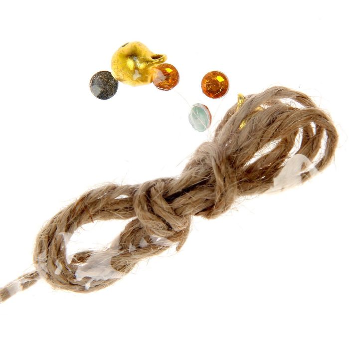 Деревянная заготовка с декором «Ёлочный шар», 15 × 15 см