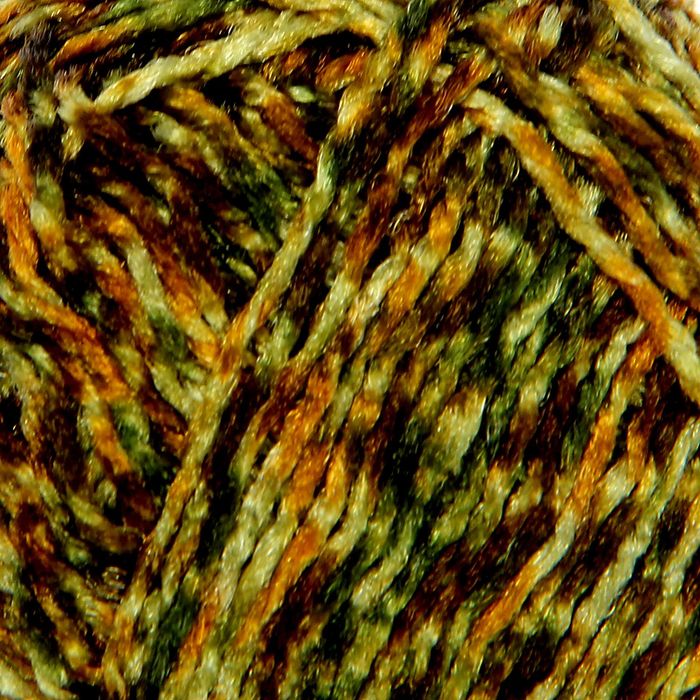 Пряжа "Люкс" 100% полипропилен 250м/50гр набор 10 шт (зеленый меланж)