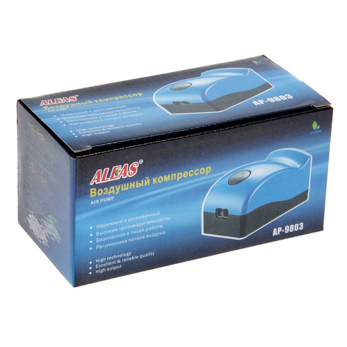 Компрессор одноканальный ALEAS AP-9803 с плавной регулировкой, 3,5 л/м