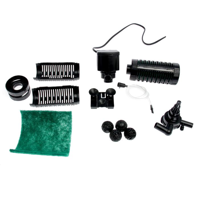 Внутренний фильтр ALEAS, 1020 л/ч, с 2 картриджами