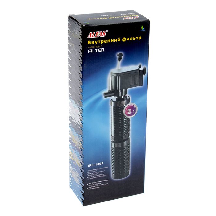 Внутренний фильтр ALEAS, 1020 л/ч, с 2 картриджами