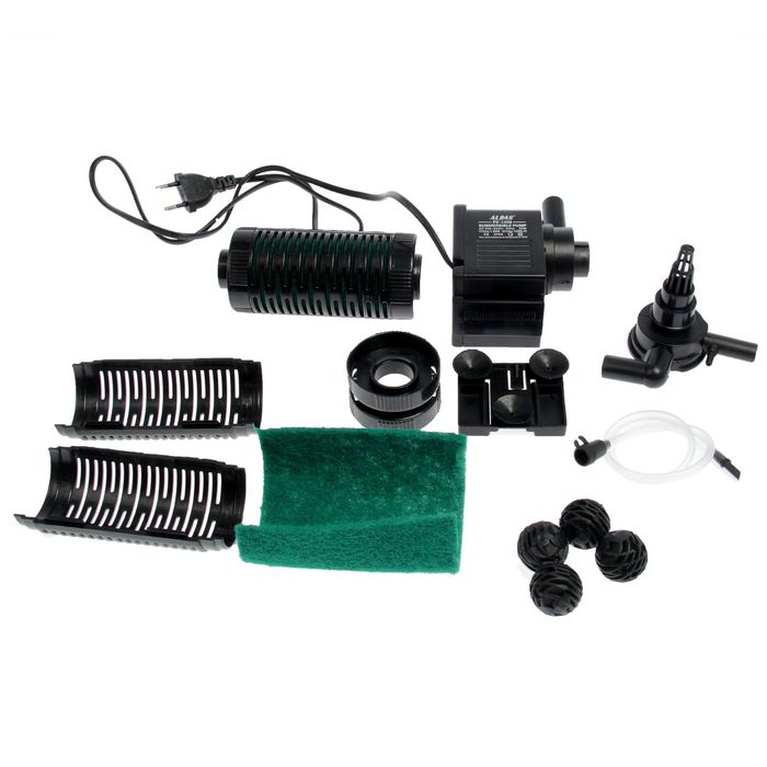 Внутренний фильтр ALEAS, 1500 л/ч, с 2 катриджами