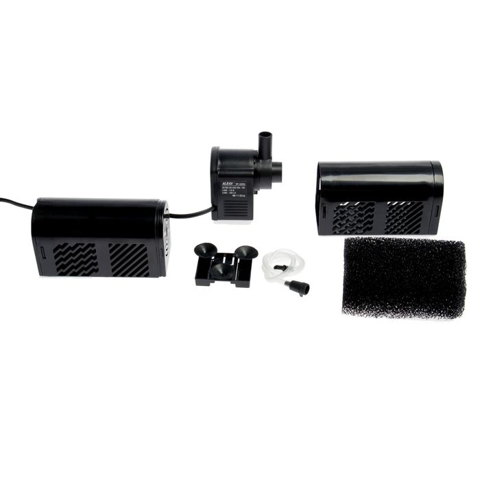 Внутренний фильтр ALEAS с повышенной очисткой 1020 л/ч, 2 катриджа