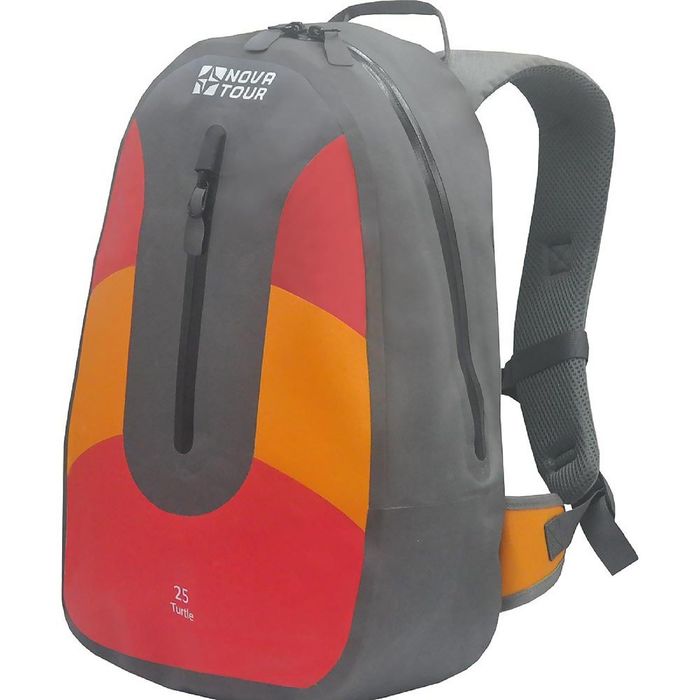 Рюкзак водонепроницаемый "Черепаха 25" Серый/оранжевый